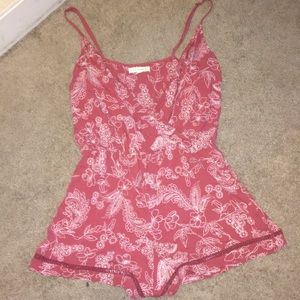 Embroidered Romper